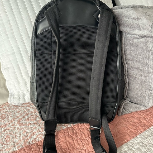 Checkered Black Backpack - Picture 2 of 4